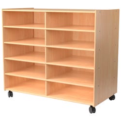 Childcraft Universal Rest Mat Storage Unit, 47-3/4 x 24-3/4 x 42 Inches, Item Number 2039844