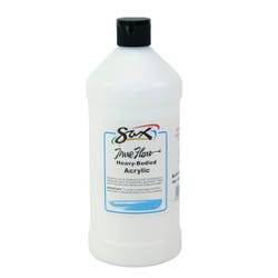 Sax Heavy Body Acrylic Paint, 1 Quart, Blockout White 1587653