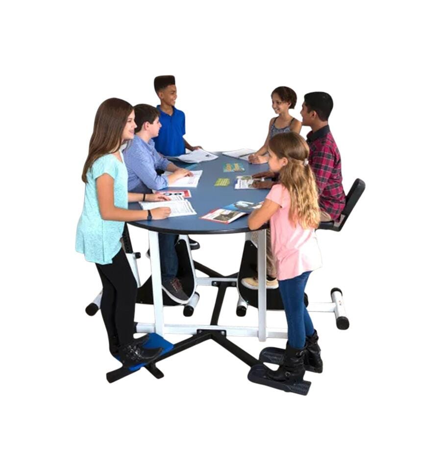 Image for KIDSFIT KC-6ST Six Person Variety Desk, Standing from School Specialty