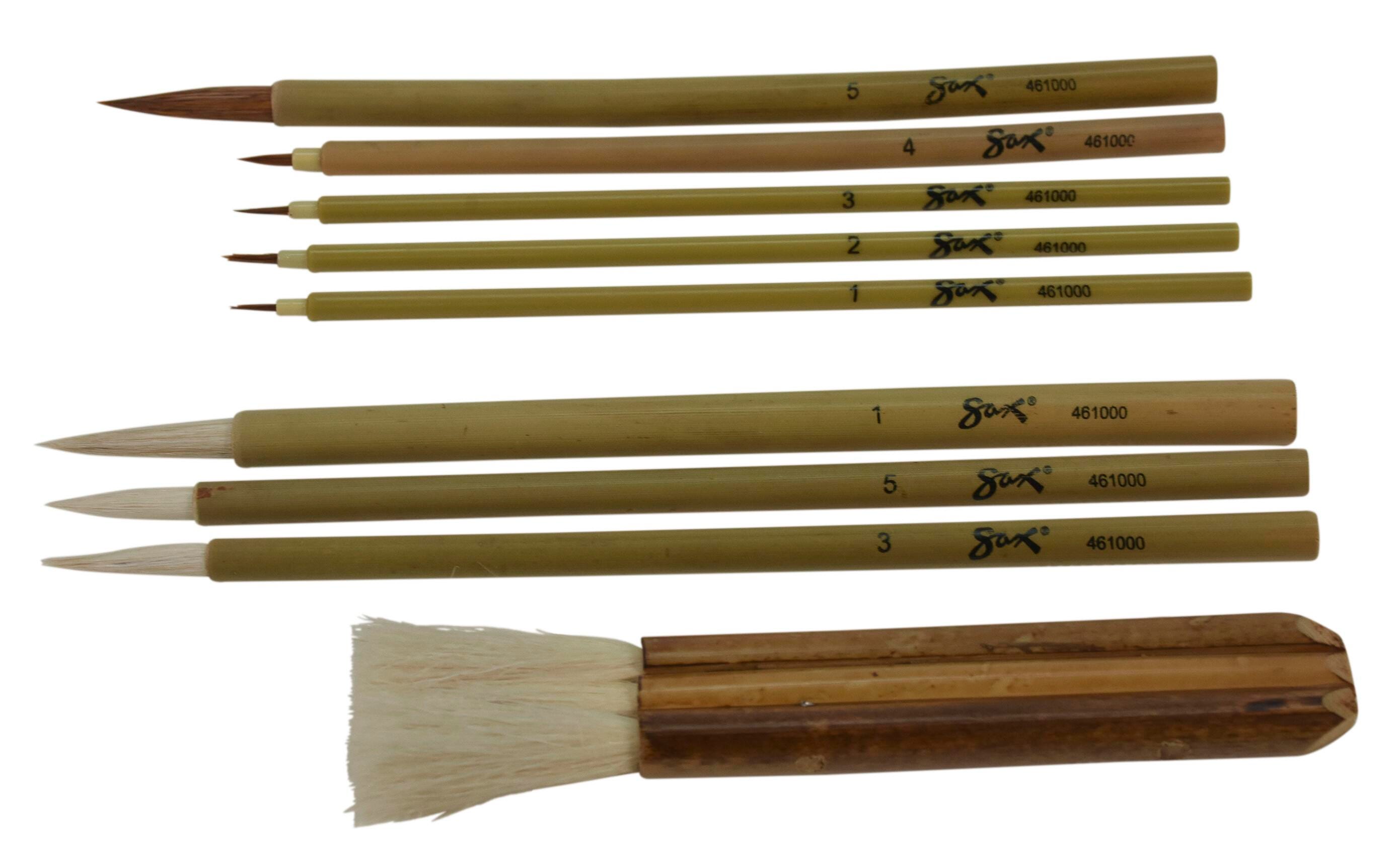 Sax Decorative Brush Set, Assorted Sizes, Set of 9, Item Number 461000