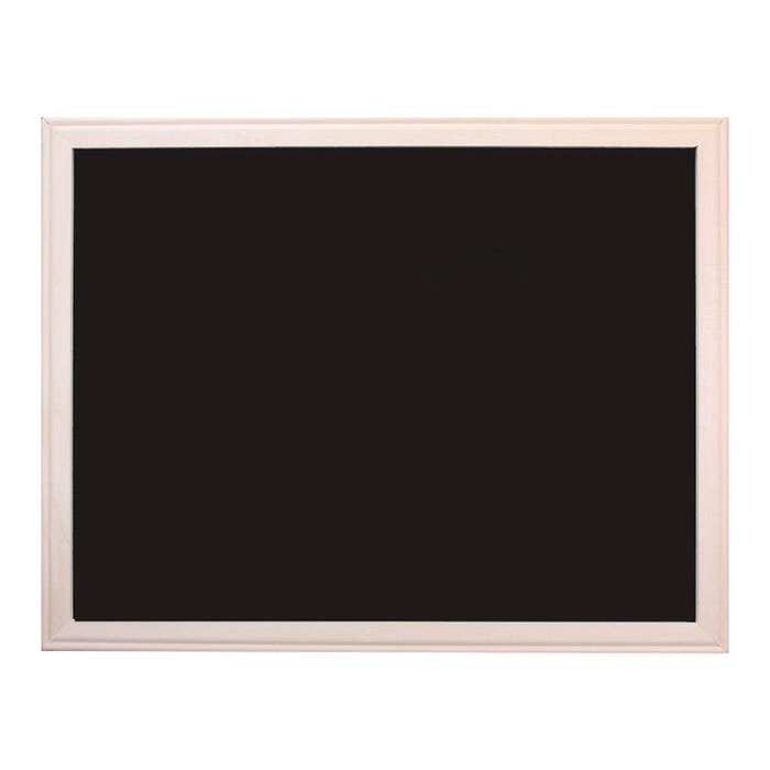 Flipside Wood Framed Dry Erase Board, Black Surface, 18 x 24 Inches