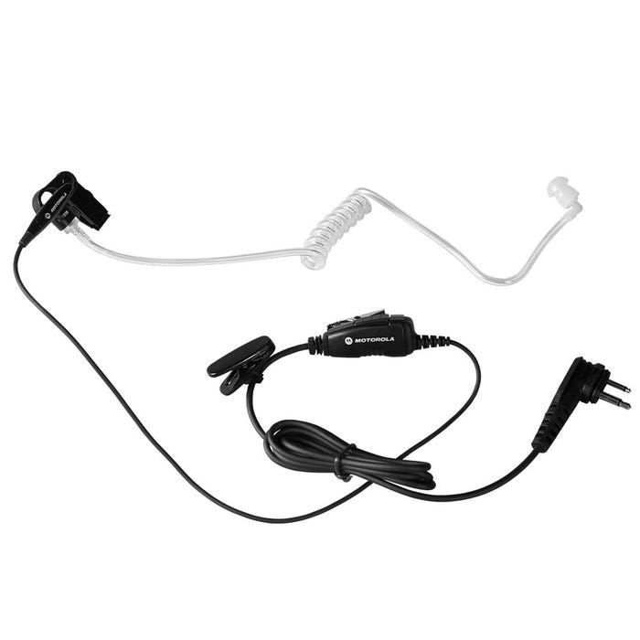 Motorola HKLN4601 Surveillance Eartip, Push-to-Talk Mic, Clear