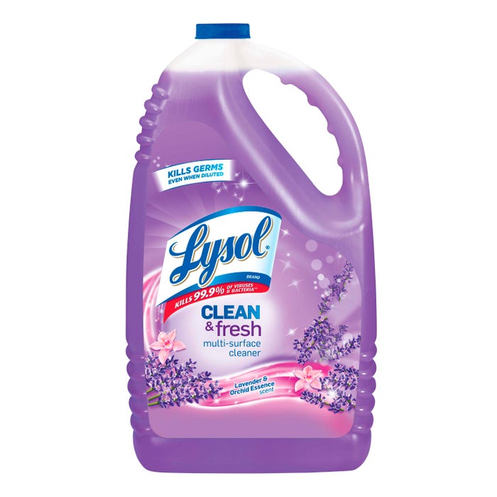 Lysol Clean & Fresh Multi Purpose Cleaner, Lavender Orchid, Case of 4