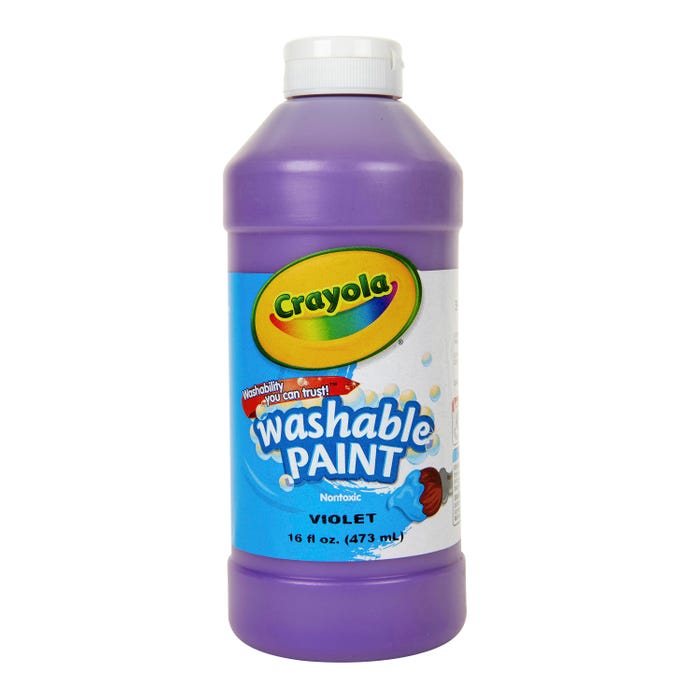 Crayola Washable Paint, 1 Pint Bottle, Violet