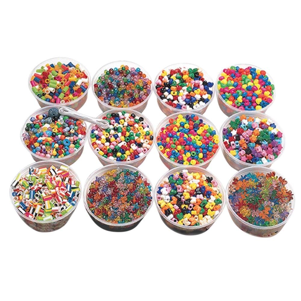 School Smart Classroom Bead Kit, Assorted Colors, Pack of 3300 085969