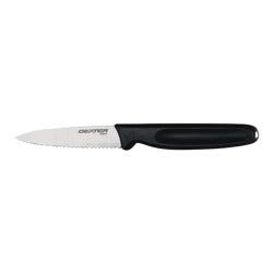 Dexter Paring Knife, Carbon Steel Blade, 3-1/4 Inches, Black Handle