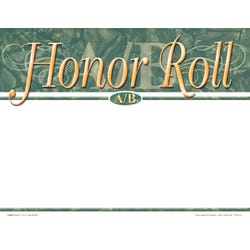 Achieve It! A/B Honor Roll Recognition Awards, Blank Item, 11 x 8-1/2 Inches, Pack of 25, Item Number 2105081
