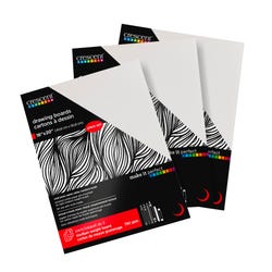 Crescent Multi Purpose Drawing Boards, 16 x 20 Inches, Warm White, Pack of 3, Item Number 2103619
