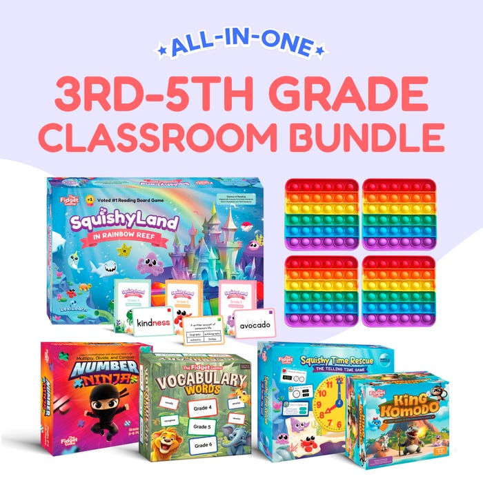 The Fidget Game Grade 3 to 5 Classroom Bundle