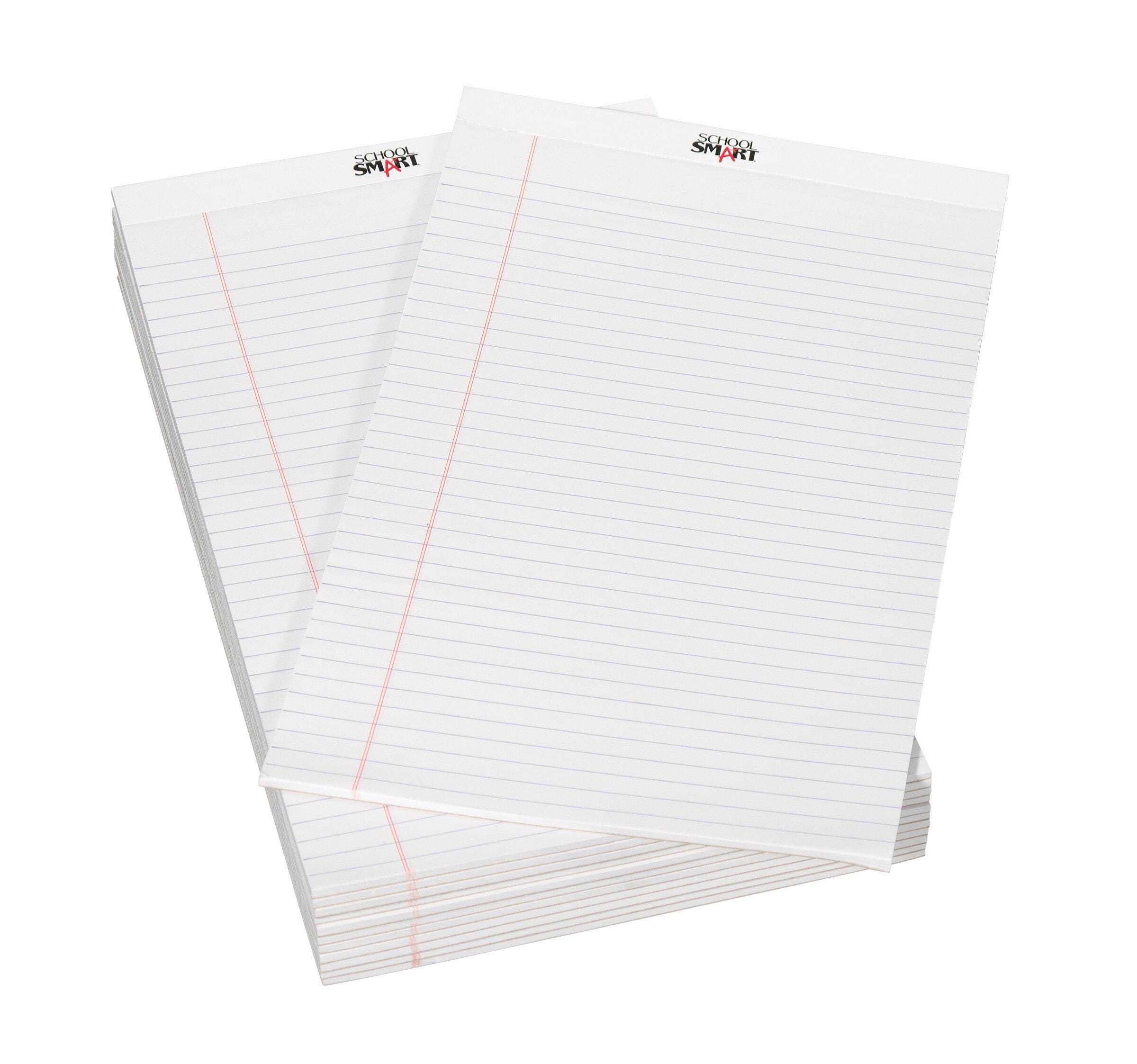 School Smart Legal Pad, 8-1/2 x 14 Inches, White, 50 Sheets, Pack of 12 027442