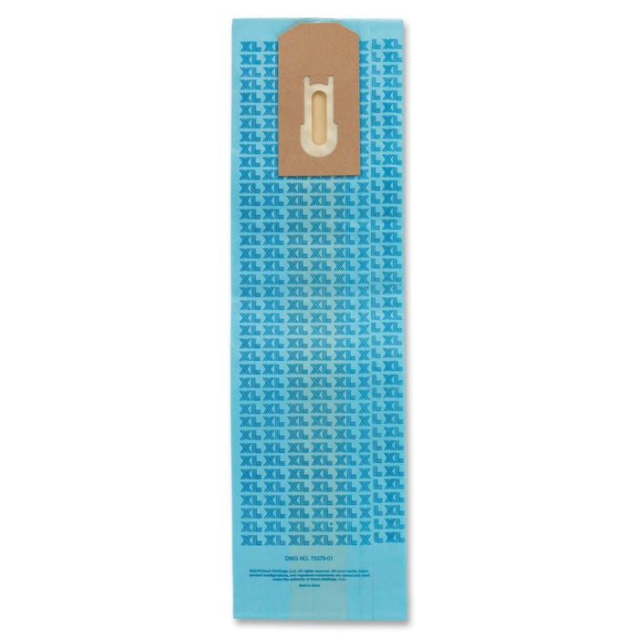 Oreck XL Upright Single-Wall Filtration Bags, Blue, Pack of 9