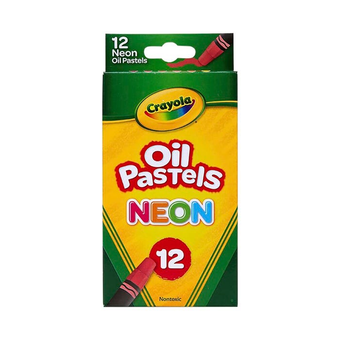 Crayola Neon Oil Pastels, Set of 12