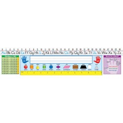 Carson Dellosa Grade 1-2 Manuscript Name Plates, 17-1/2 x 4 Inches, Pack of 30, Item Number 1375968