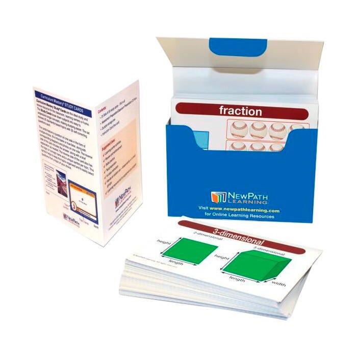 NewPath Math Vocabulary Cards, Grades 3 to 5