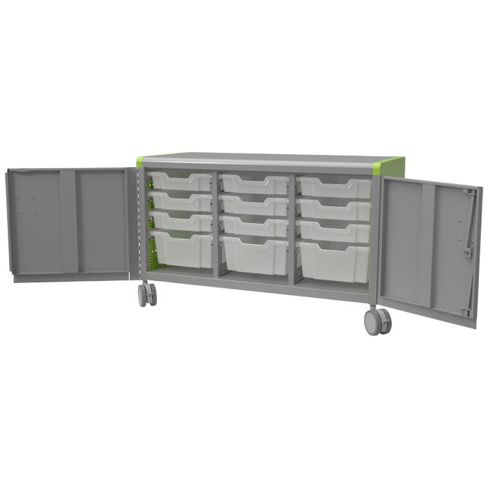 Classroom Select Geode Short Cabinet, Triple Wide