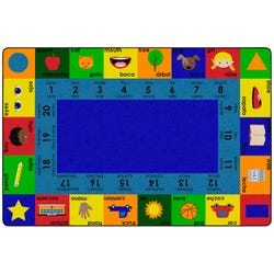 Childcraft Bilingual Carpet, 8 x 12 Feet, Rectangle