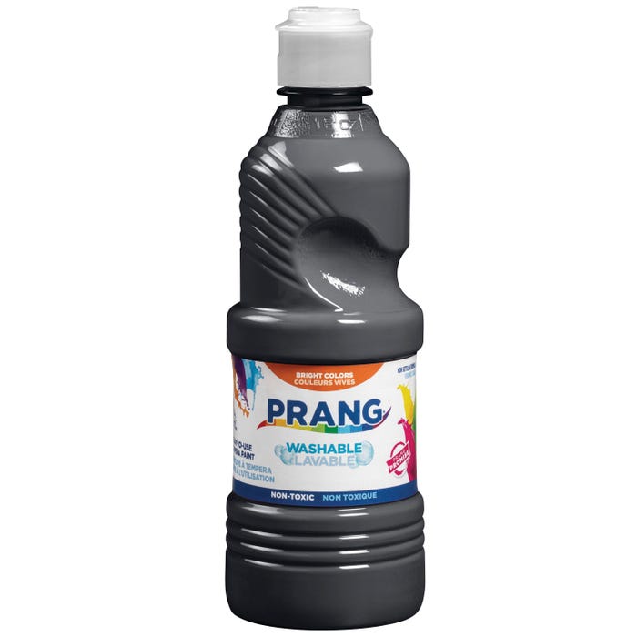 Prang Ready-to-Use Washable Tempera Paint, Pint, Black