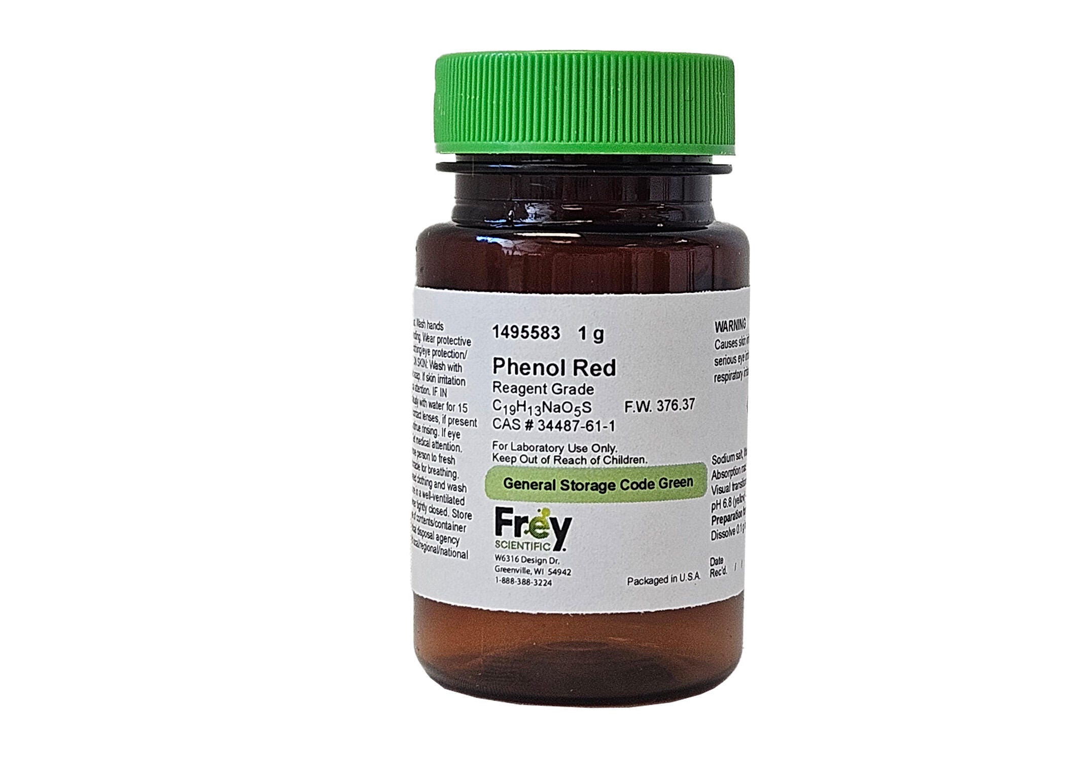 Frey Scientific Phenol, Red - Brown Crystal/Crystalline Powder, Reagent Grade 1495583