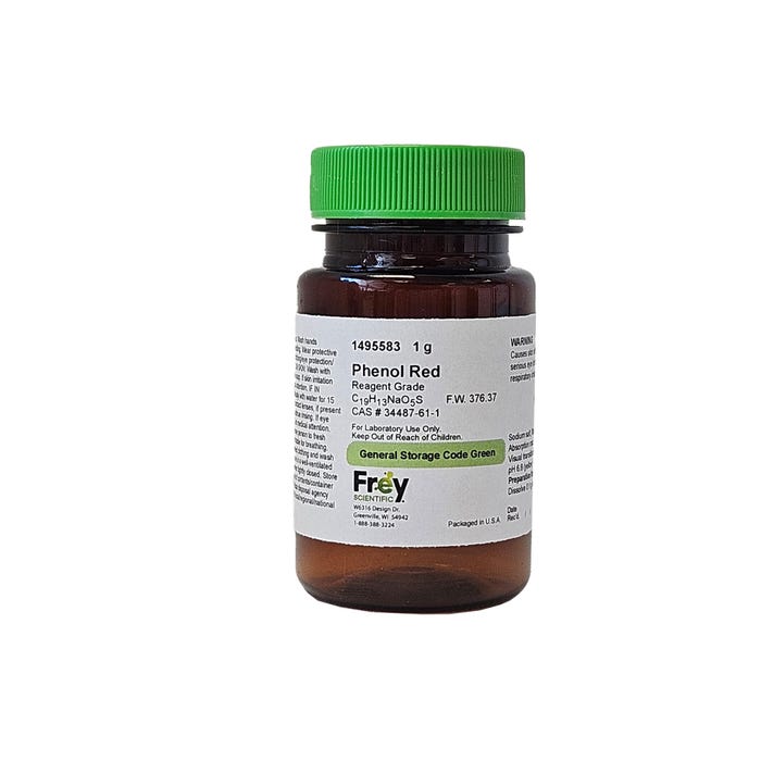 Frey Scientific Phenol Red, Reagent Grade, 1 Gram