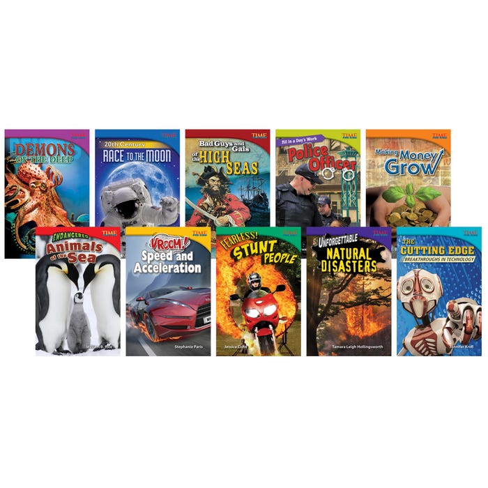 Teacher Created Materials TIME FOR KIDS Informational Text Readers Set 1, Grade 5, Set of 10