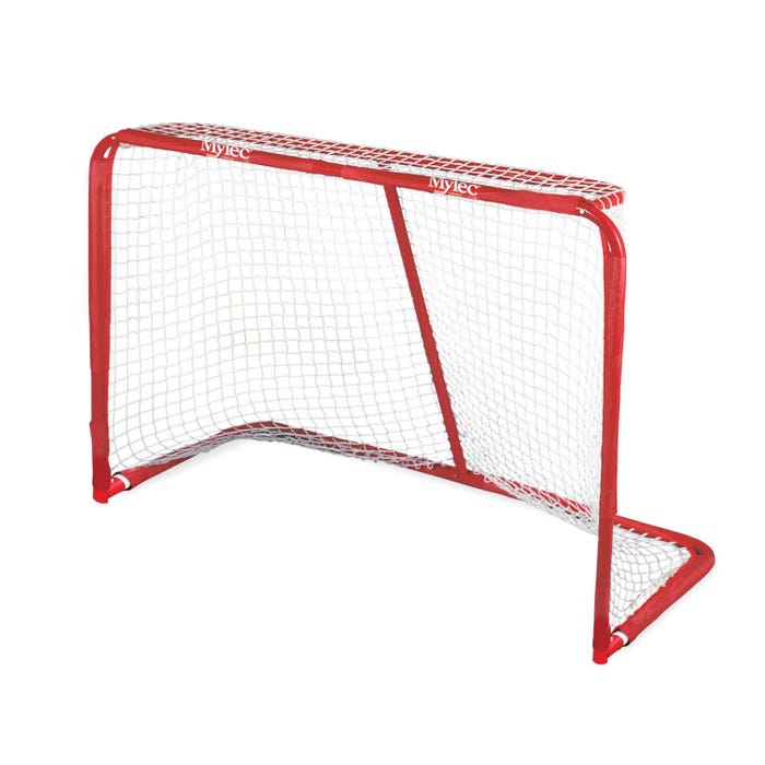 Mylec Official Pro Steel Floor Hockey Goal, 78 x 48 x 33 Inches, Red