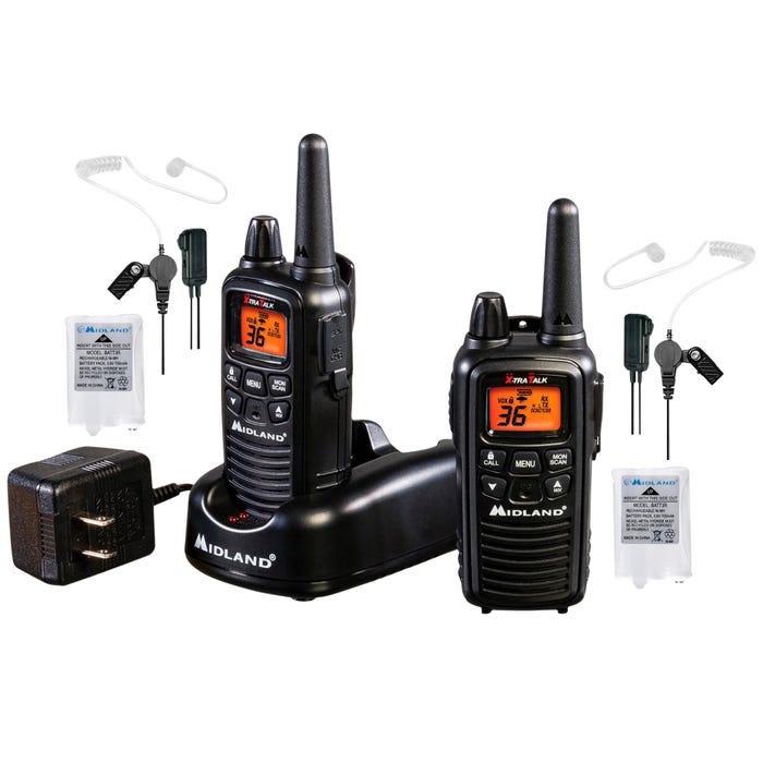Midland LXT600BB Bundle 2 Pack, Black