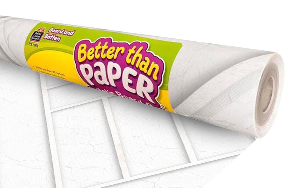 Image for Teacher Created Resources Better Than Paper Bulletin Board Roll, Board And Batten from School Specialty