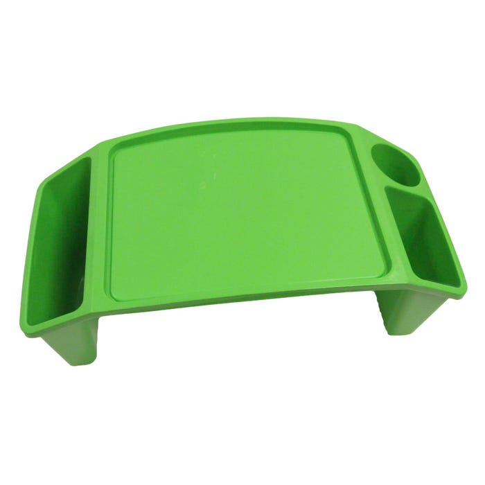 Dial Stackable Lap Tray, 8 x 21 x 12 Inches, Green