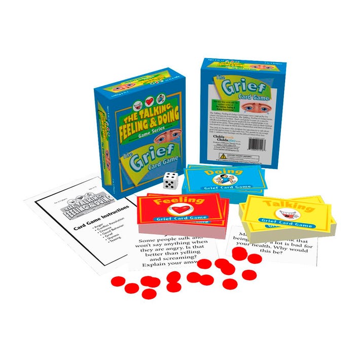 Childswork/Childsplay The Talking, Feeling & Doing Grief Card Game, Ages 6 to 12, 200 Pieces