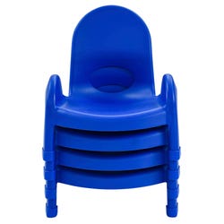 Angeles Value Stack Chair, 15-5/8 x 11-3/4 x 15-3/4 Inches, Blue, Set of 4 2148760