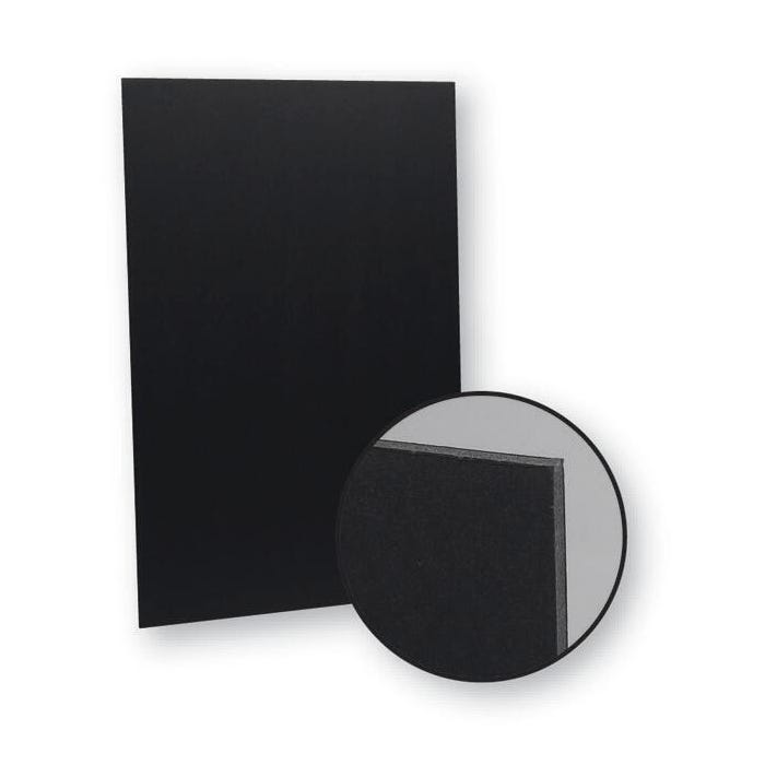 School Smart Foam Boards, 20 x 30 Inches, Black, Pack of 10