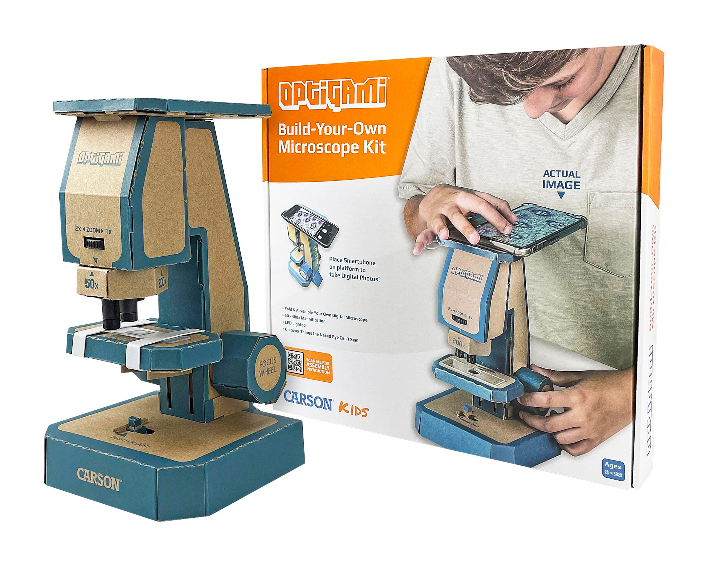 Optigami Build-Your-Own Cardboard Microscope Kit 2118717