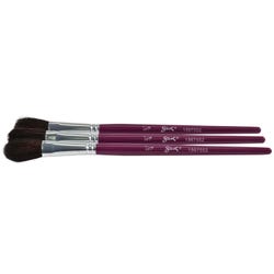 Sax True Flow Oval Wash Ox Hair Easel Brushes, 3/4 Inch, Pack of 3, Item Number 1567552