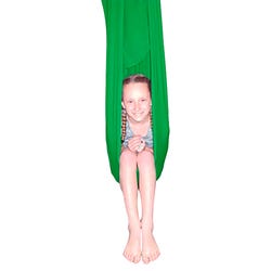 Abilitations Cocoon Swing, Lycra, 60 x 40 Inches, 120 Pound Capacity, Green, Item Number 2010455