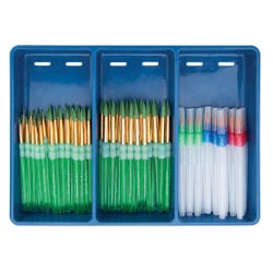 Royal & Langnickel Big Kid's Choice Classroom Brushes, Round Type, Assorted Sizes, Set of 90 406840