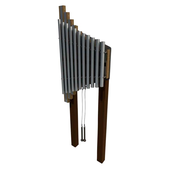 Freenotes Harmony Park Outdoor Instrument, Griffin Xylophone, Surface Mount, 79 x 26 x 7 Inches