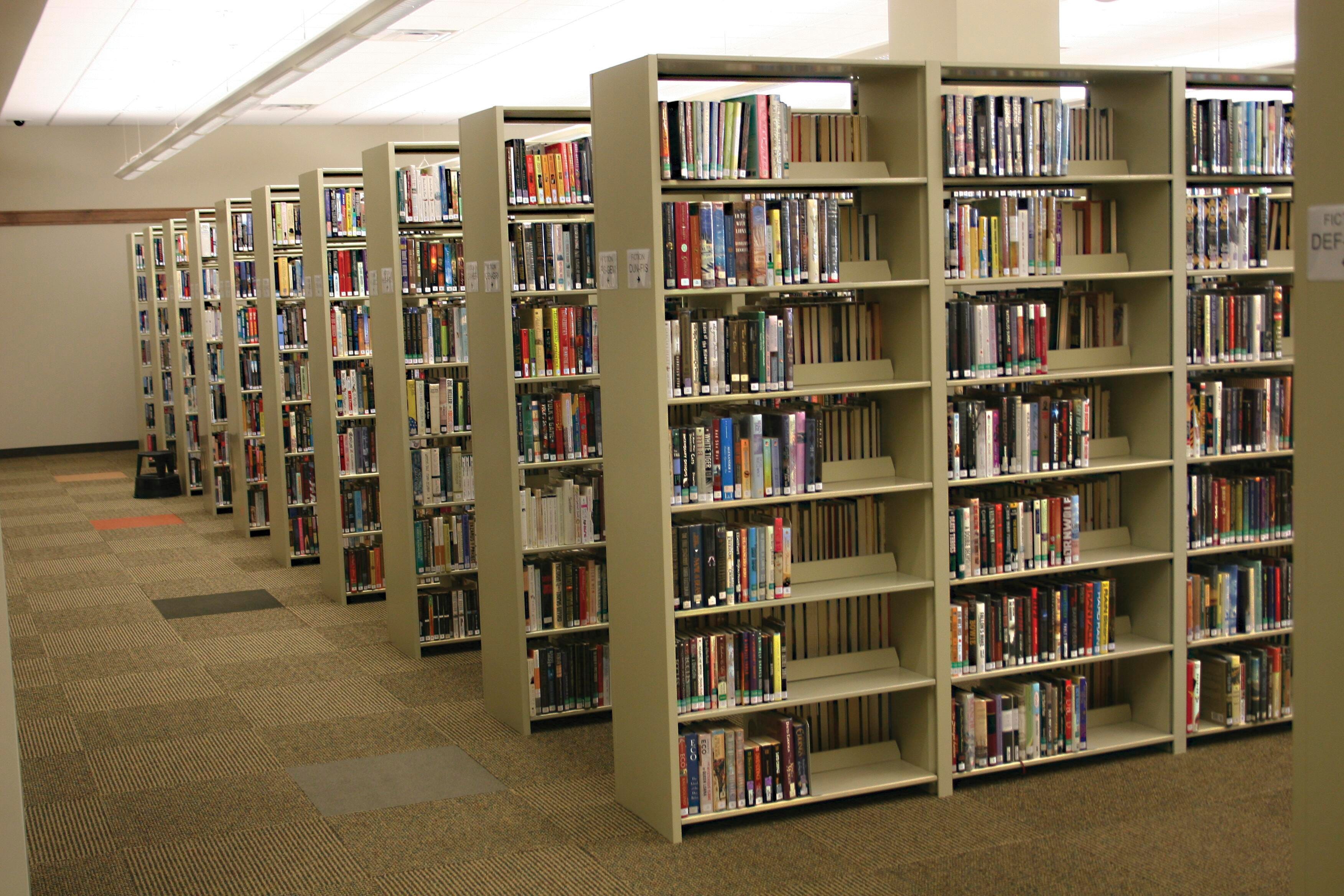 Aurora Quick-Lok Closed Back Library Shelves Add-On, 6 Shelves 4001135