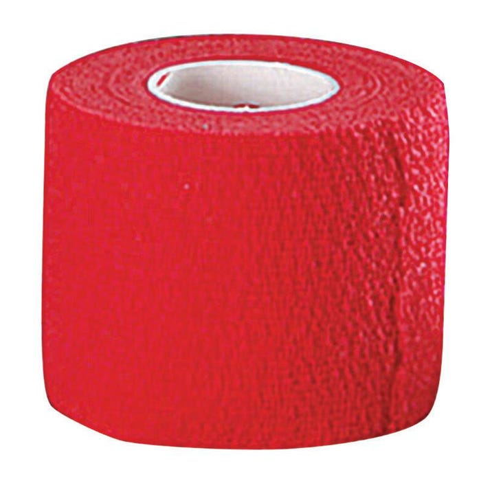 Cramer Eco-Flex 2 in x 6 yd Stretch Tape Rolls, Case of 24, Red