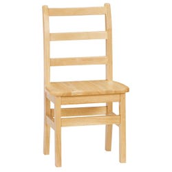 Jonti-Craft Ladderback Chair, 14-Inch Seat, 14-1/2 x 13-1/2 x 24-1/2 Inches, Item Number 1133295