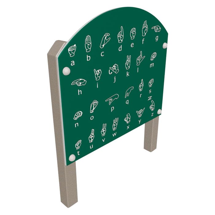Big Toys Sign Language Playground Panel