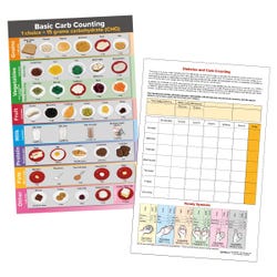 Nasco Carb Counting TearPad, English, Tablet of 50 Sheets