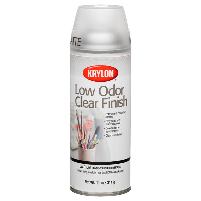 Krylon Clear Finish Spray, Matte, 11 Ounces