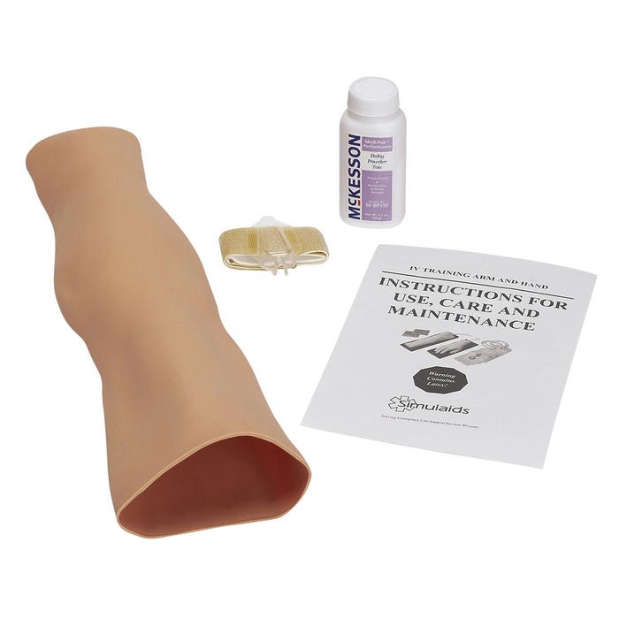 Simulaids Replacement Skin for IV Training Arm, Light
