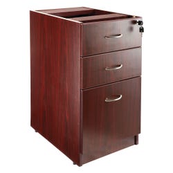 Image for Lorell Essentials Series Mahogany Laminate, Box/Box/File, Fixed Pedestal, 15-1/2 x 21-7/8 x 28-1/2 Inches, Mahogany from School Specialty