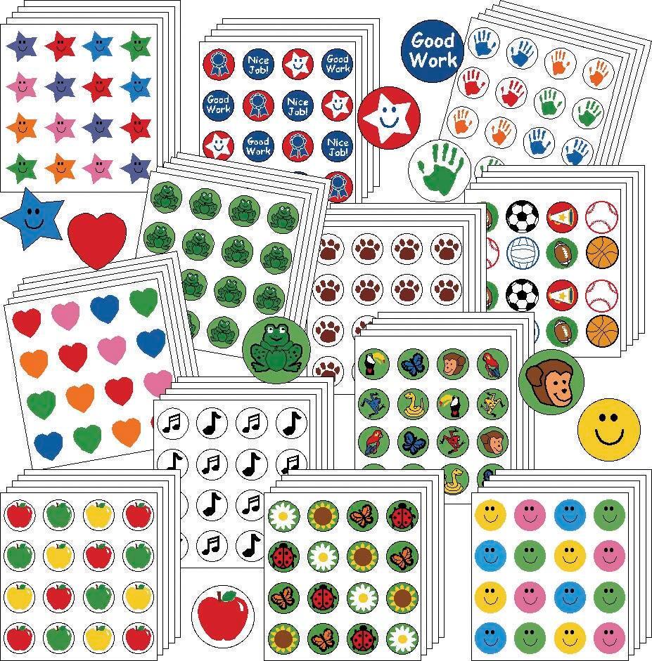 Creative Shapes Etc Incentive Stickers Bargain Bag, Item Number 070409