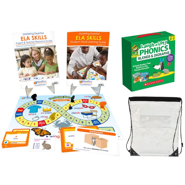Achieve It! ELA Family Engagement Backpack, Grades 1 to 2