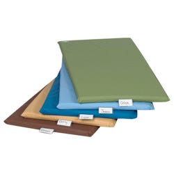 Image for Childcraft Rainbow Rest Mats, Vinyl, 48 x 24 x 2 Inches, Assorted Earthone Colors, Pack of 5 from School Specialty