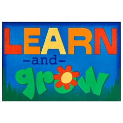 Carpets for Kids KID$Value Learn and Grow Value Carpet, 3 Feet x 4 Feet 6 Inch, Rectangle, Multicolored 2028020