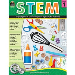 STEM: Engaging Hands-On Challenges Using Everyday Materials Grade 1, Item Number 2102209