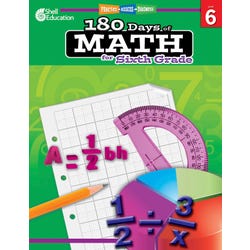 Shell Education 180 Days of Math for Sixth Grade